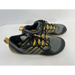 Merrell Barefoot Trail Glove Men 9.5 Shoe Hiking Running Smoke Adventure Yellow